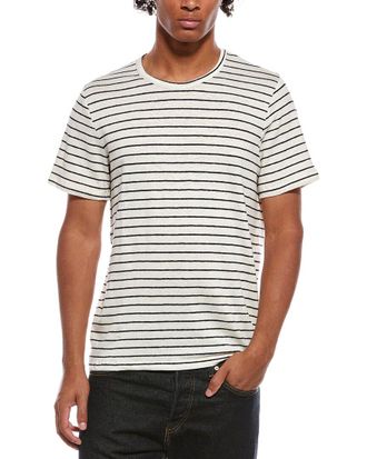 Onia Stretch Linen-Blend Crewneck T-Shirt