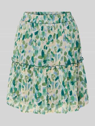 Vila Minirock mit elastischem Bund Modell EMMA in Gruen, Gr&ouml;&szlig;e 34