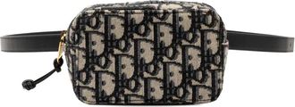 Dior 2020 Oblique Canvas Pouch belt bag - Blue