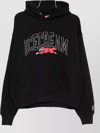 Icecream cotton logo hoodie