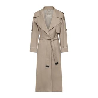 Max Mara Trench Coats, female, Beige, Size: M Trench Coat