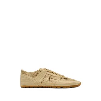 Balmain Sneakers, female, Brown, Size: 10 US Racer 45 Macram&eacute; Trainers