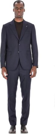 Tagliatore Jurken Blauw - Heren - Business pakken - Blauw - XL - Wol - Kostuums