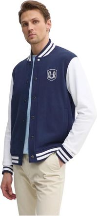 Hackett Zip-through Sweatshirt - Heren - Vesten met rits - Blauw - 2XL - Katoen - Hoodies & sweatvesten