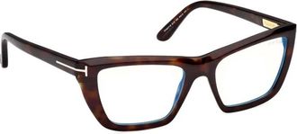 Tom Ford Ft 6047B 052 Optical Frame - unisex - Brillen - Bruin - 54 MM - Accessoires