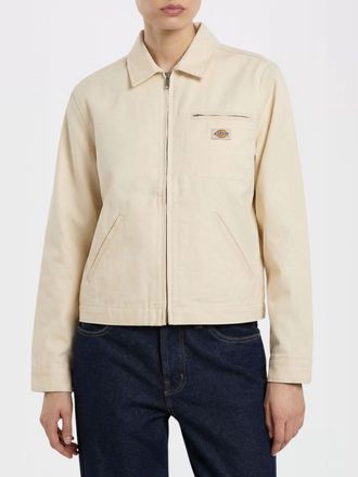 Dickies Giacca a camicia in canvas con chiusura a zip e logo a contrasto