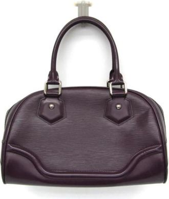 Louis Vuitton Pre-owned Handbags, female, Purple, Size: ONE SIZE Pre-owned Boring Montaigne PM