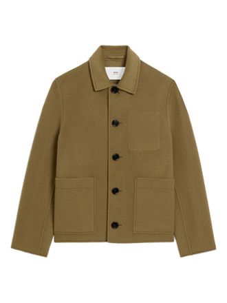 Ami Boxy Brown Jacket