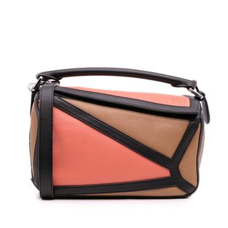 Loewe Puzzel Top Handle Leren Tas