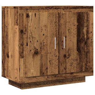 Berkfield Home Sideboard Old Wood 80x40x75 cm Engineered Wood in Brown | Size: 80 x 40 x 75 cm