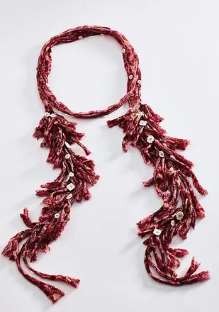 Chan Luu Fringe Skinny Scarf