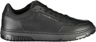 Tommy Hilfiger Sneakers - Heren - Sneakers - Zwart - 40 EU - Leer - Schoenen