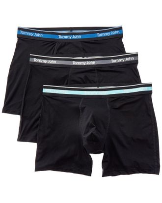 Tommy John Set Of 3 Comfort Micro 4In Boxer Brief