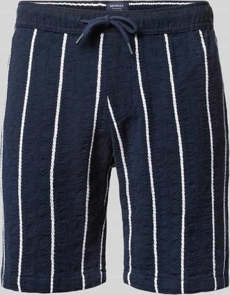 Mc Neal Shorts mit elastischem Bund und Tunnelzug in Dunkelblau, Gr&ouml;&szlig;e XXL