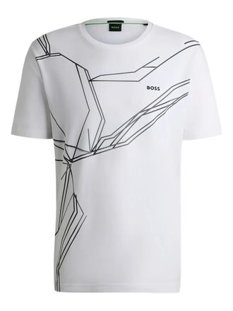 HUGO BOSS graphic tee beetle - White