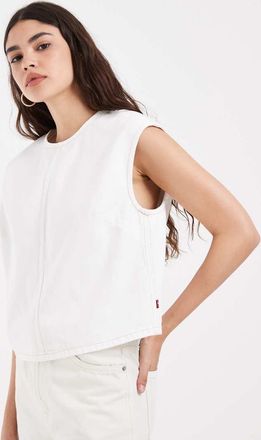 Levi's T-shirt in denim bianca-Bianco