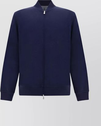 Brunello Cucinelli cotton high collar monochrome sweatshirt