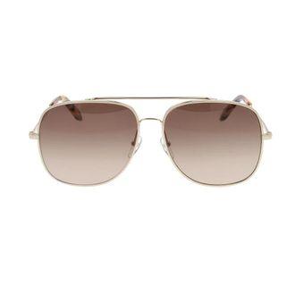 Victoria Beckham Sunglasses, unisex, Gray, Size: ONE SIZE Classic Navigator Sunglasses