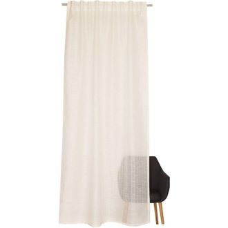 Sch&ouml;ner Wohnen Kollektion SCH&Ouml;NER WOHNEN Tenda trasparente con passanti MESHWORK - 1 pezzo 130x250 cm, crema