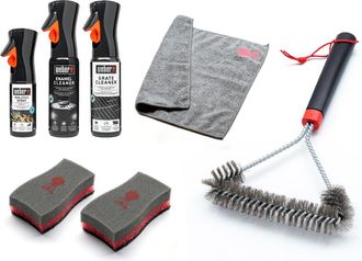 Weber Kit pulizia barbecue a carbone 7 accessori Weber