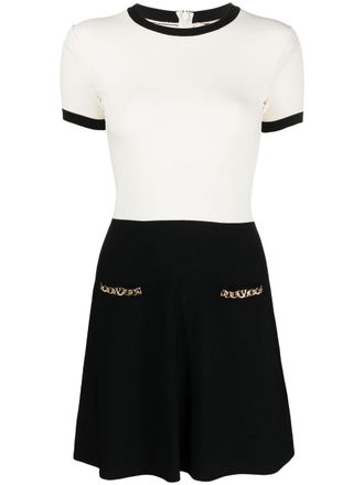 Valentino Garavani VLogo Mini-jurk met korte mouwen - Zwart