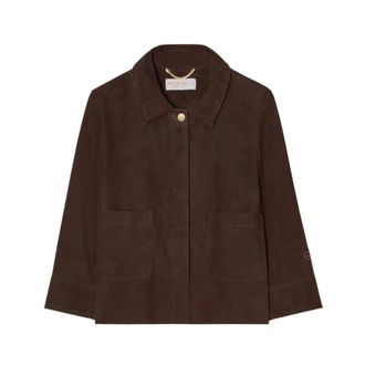 Busnel Miller Suede Jacket - Dames - Jassen - Bruin - Maat: L Su&egrave;de