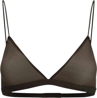 Calvin Klein Ruby Triangle Bra - Underwear - Mujer - Marr&oacute;n - S