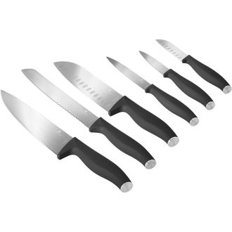 Berlinger Haus Juego De 6 Cuchillos De Cocina Berlinger Haus Antracita Bh-2947