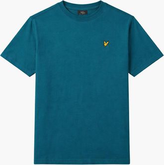 Lyle & Scott Mens Lyle & Scott Plain T-Shirt Lagoon - Green - Size: 42
