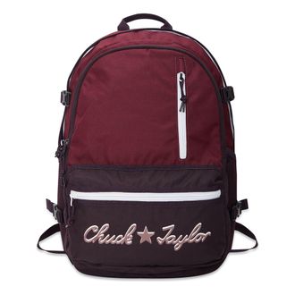 Converse Straight Edge Chuck Taylor Logo Backpack Burgundy 10024295507