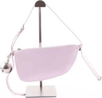 Burberry Pre-owned Handbags, female, Purple, Size: ONE SIZE Pre-owned Canvas burberry-bags