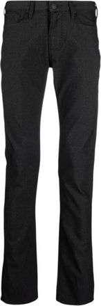 Armani Zwarte Slim Fit J06 Jeans - Heren - Slim Fit Jeans - Zwart - W36 L34 - Katoen - Jeans