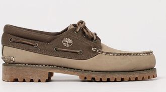 Timberland Mocassino Authentic Boat Timberland in nabuk e canvas
