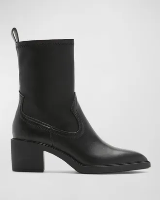 La Canadienne Parks Leather Western Mid Boots