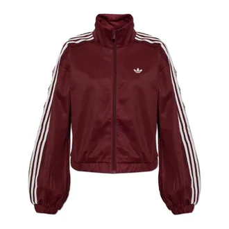 adidas Dames, Sweatshirts & Hoodies, Rood, Maat: 2XS Katoen