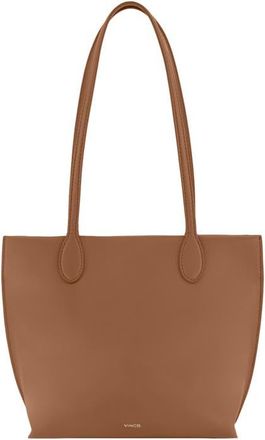Vince Mini Athene Nappa Leather Tote in Saddle at Nordstrom