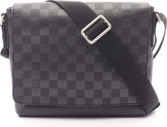 Louis Vuitton Black Onyx Damier Infini Leather Shoulder Bag (Pre-Owned)