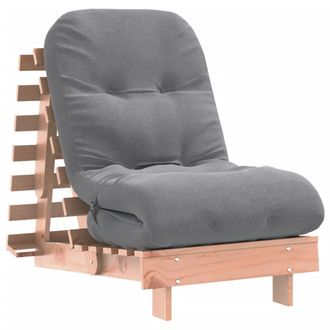 vidaXL Vidaxl - Fut&oacute;n Sof&aacute; Cama Con Colch&oacute;n Madera Maciza Douglas 60x206x11 Cm