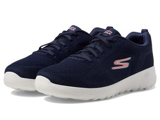 Skechers Go Walk Joy Violet Womens Shoes Navy/Pink : 10.5 B - Medium, Synthetic/Textile