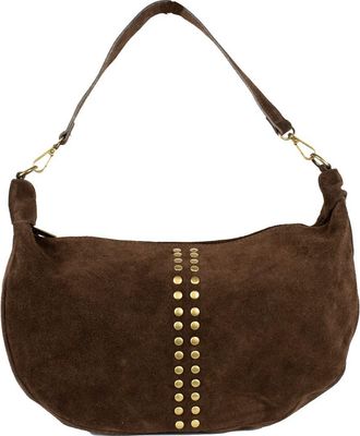 Persaman New York Francesca Studded Shoulder Bag in Brown at Nordstrom Rack