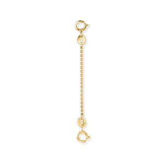 Ross-Simons 1.1mm 14kt Yellow Gold 2 inches Cable Safety Chain