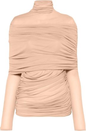 MUGLER Top con ruches - Toni neutri