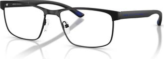 A|X Armani Exchange 56mm Rectangle optical glasses in Black at Nordstrom