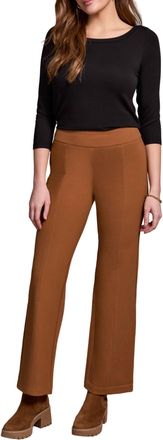 Tribal Pull On Pant With Pin Tucks In Walnut