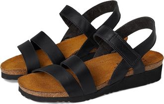 Naot Kayla Womens Sandals Black Matte Leather : EU 41 (US Womens 10-10.5) M, Leather/Suede