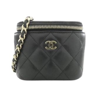 Chanel Pre-owned Mini Shoulder Bag - Dames - Pre-owned - Zwart - Maat: ONE Size Leer