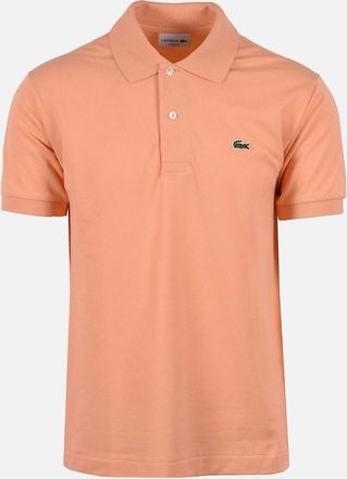 Lacoste Mens Lacoste L.12.12 Piqu?? Cotton Polo Peach - Pink - Size: 40