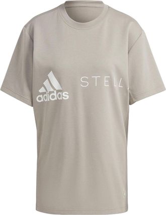 adidas (WMNS) adidas By Stella McCartney logo-print T-shirt Grey HY1141