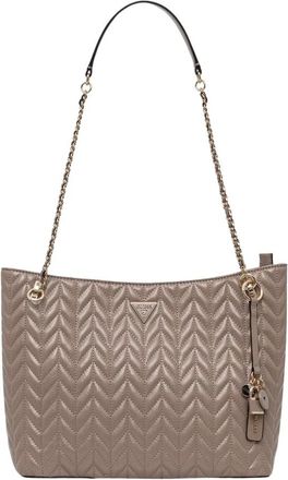 Guess Cheryl Tote - Dames - Shoppers - Bruin - ONE Size - Leer - Tassen