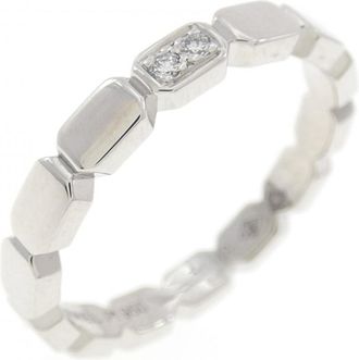 Chanel Platinum 950 Band Ring (Pre-Owned)